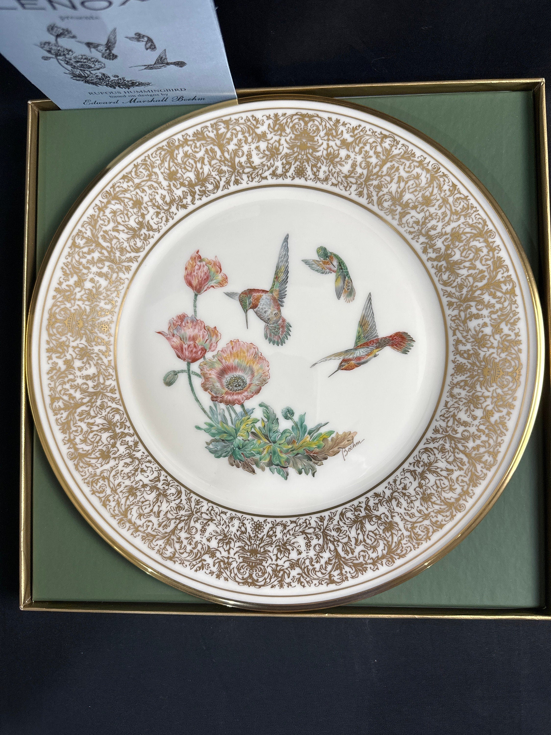 Lenox Boehm Bird Plates Like New