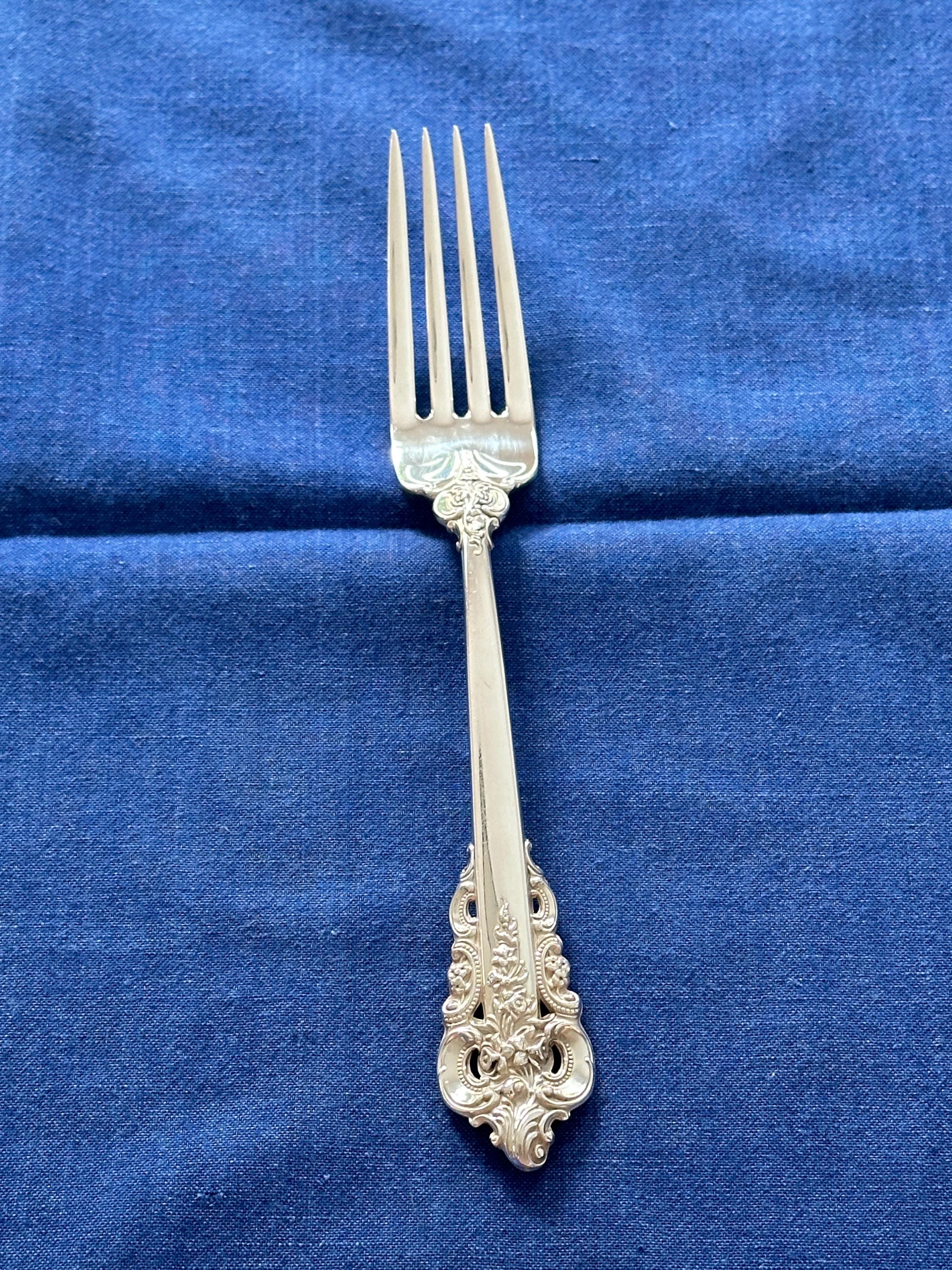 Wallace Grande Baroque Sterling Place Fork