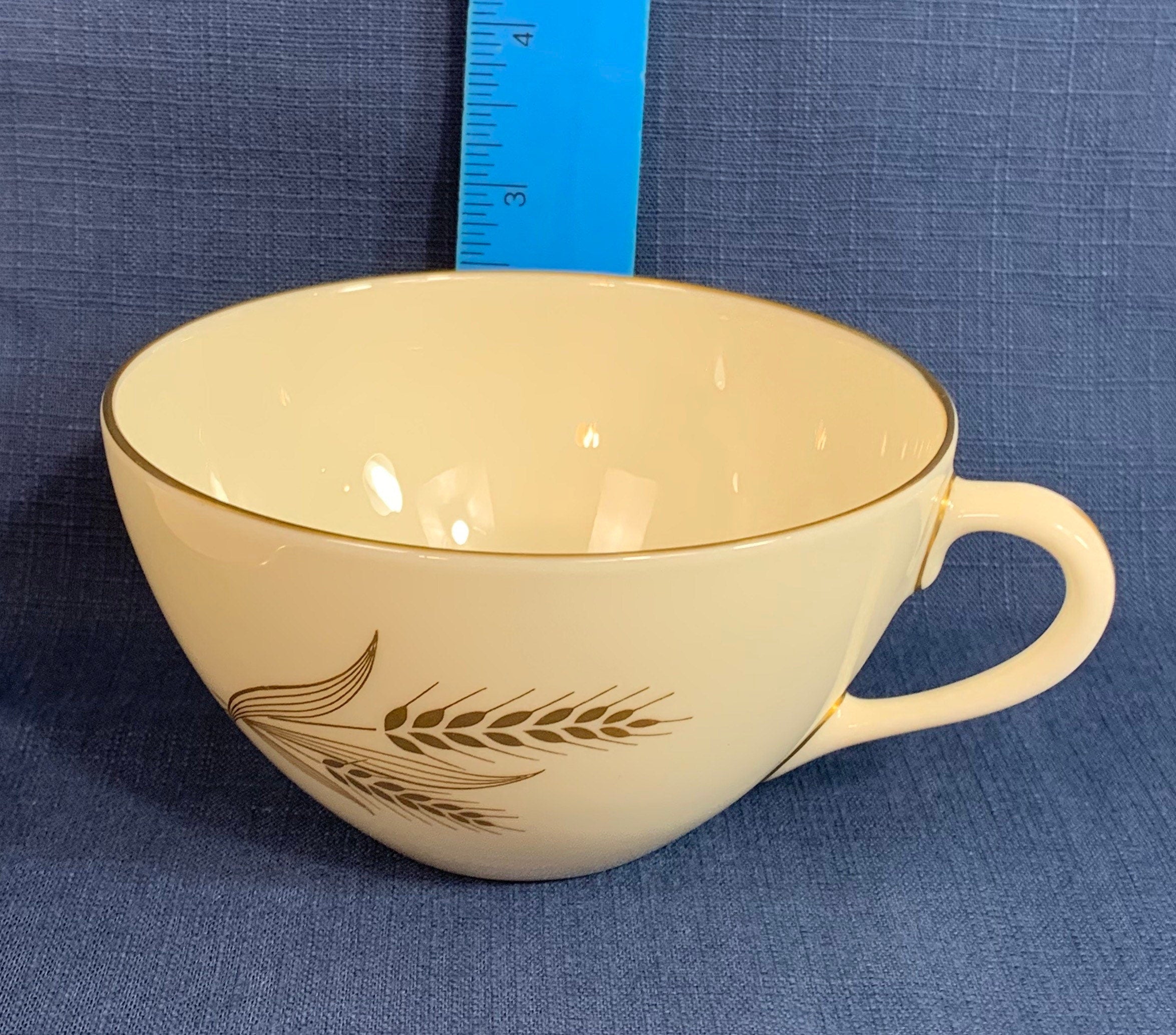 Lenox Wheat Rare Oversized Teacup and Saucer