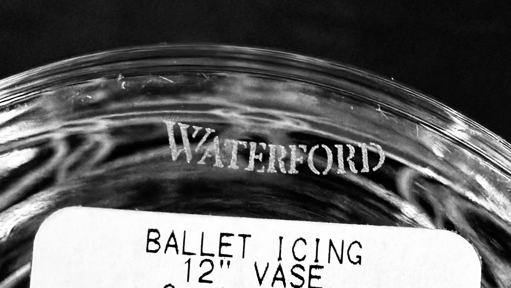 Waterford Crystal Ballet Icing Tall Vase