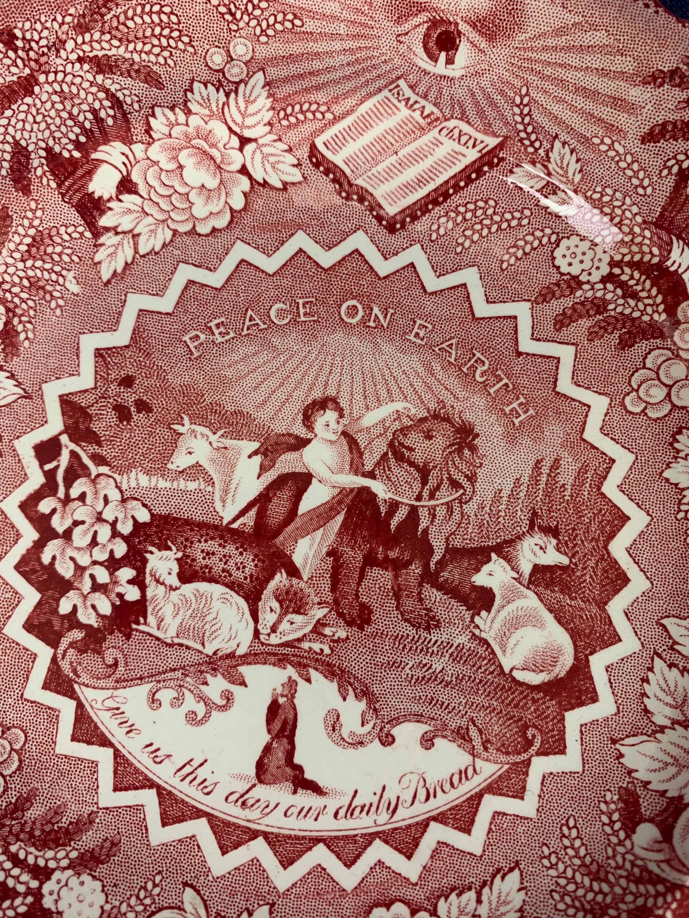 1830s Ralph Stevenson Pottery Millenium Plate