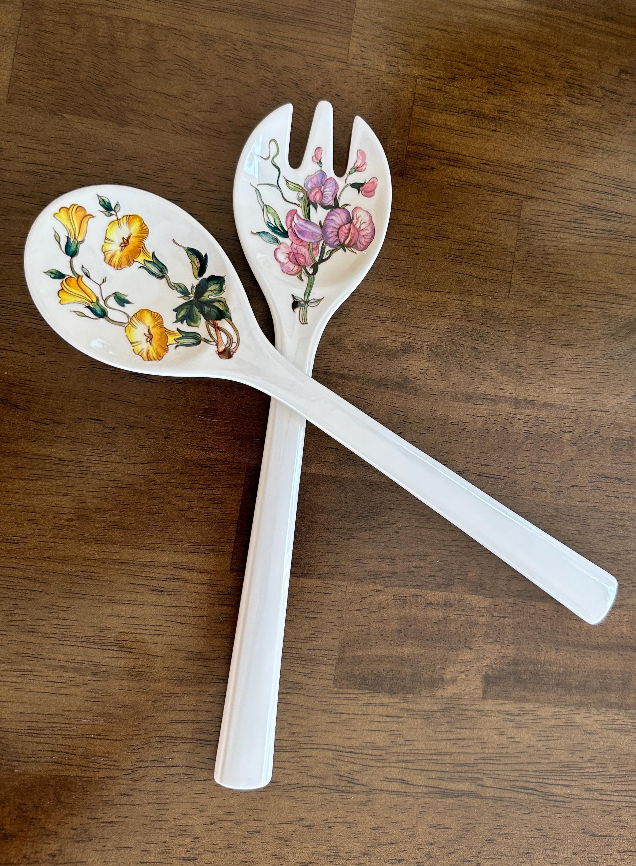 Villeroy and Boch Botanical Porcelain Salad Servers