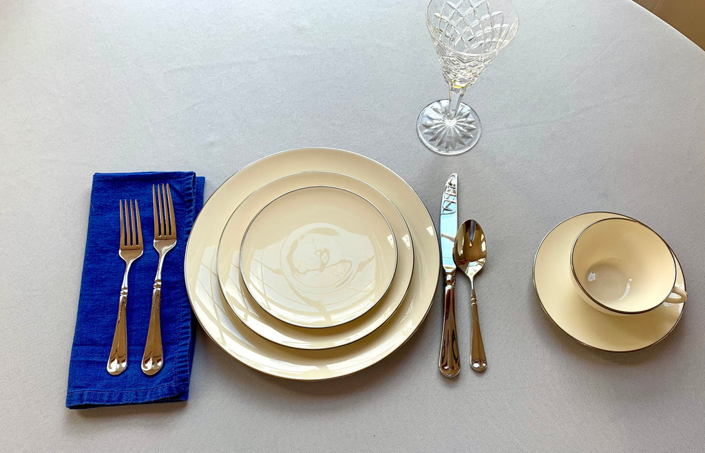 Lenox Olympia Platinum 5 Piece Place Settings