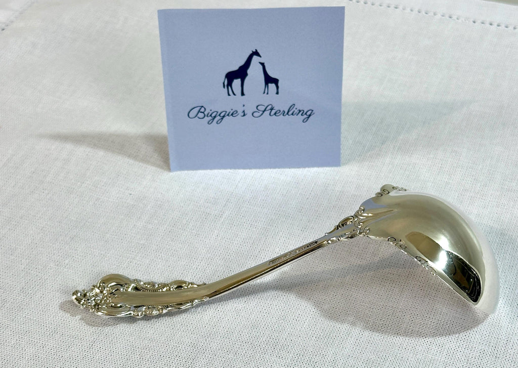 Wallace Grande Baroque Sterling Gravy Ladle