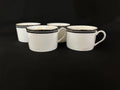4 Kate Spade Union Street Teacups by Lenox