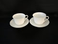 2 Wedgwood Strawberry and Vine Teacups and Saucers