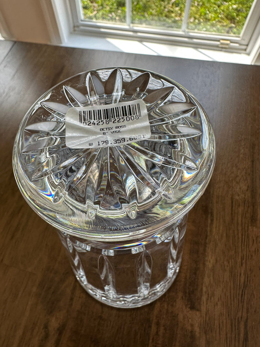 Waterford Crystal Betsy Ross Vase 8” vase