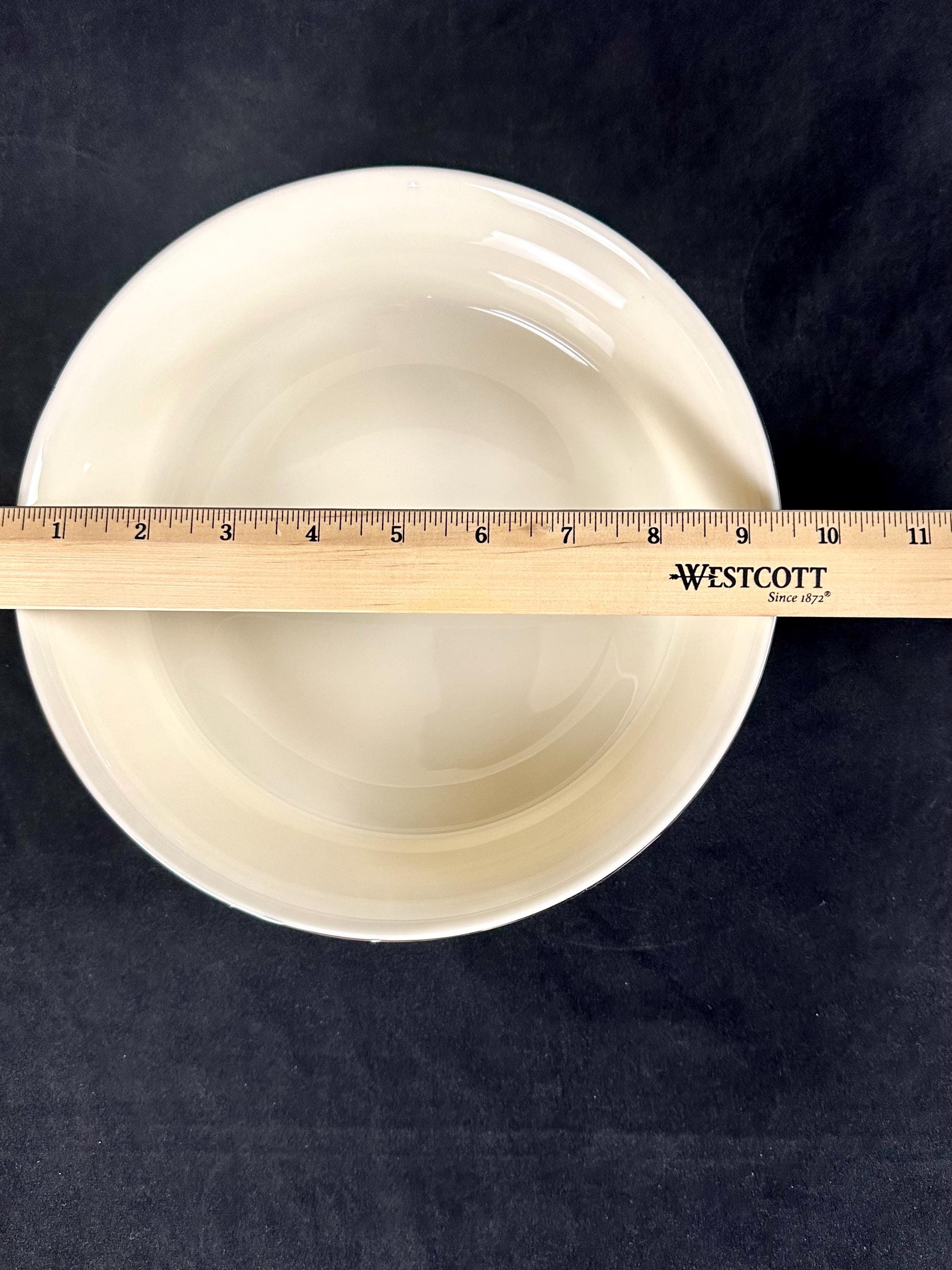 Lenox Solitaire Round Serving Bowl Salad Bowl