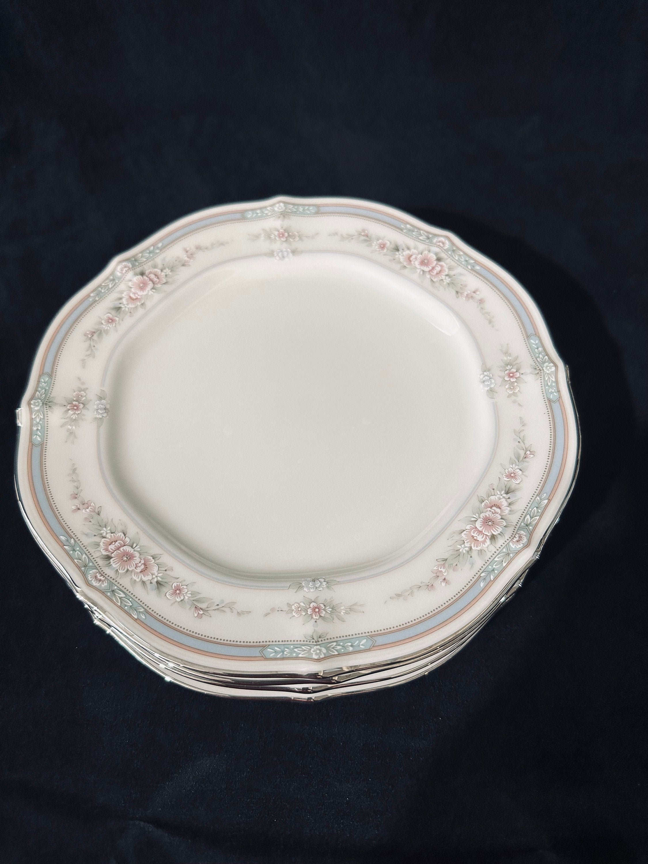 4 Noritake Rothschild Salad Plates