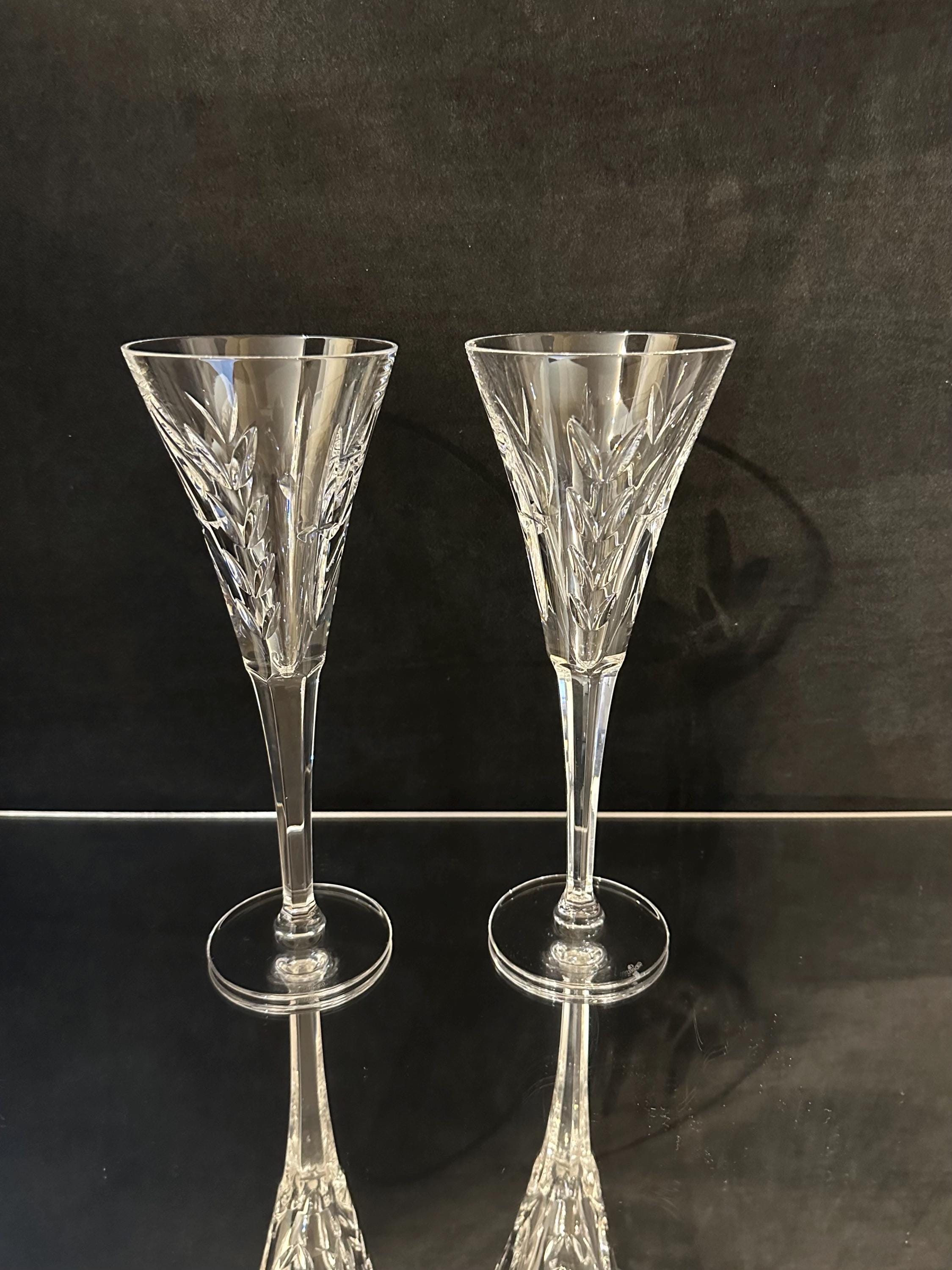 2 Waterford Crystal American Heritage Toasting Flutes