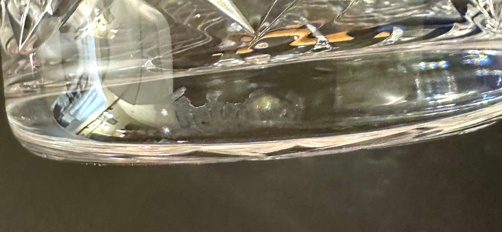 Waterford Crystal Lidded Jam/Jellie Jar in “Araglin” Pattern