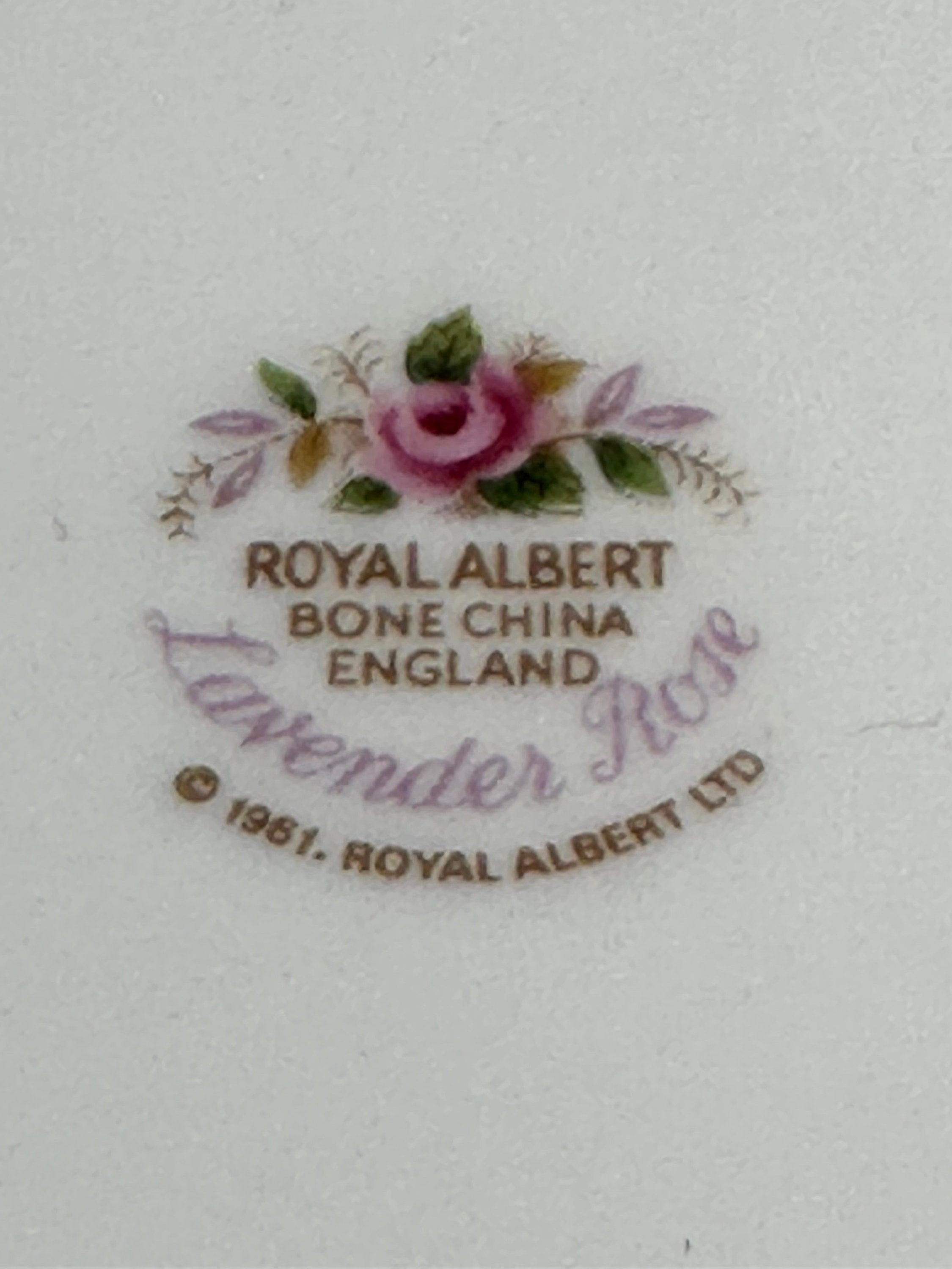 4 Royal Albert Lavender Rose Soup Bowls