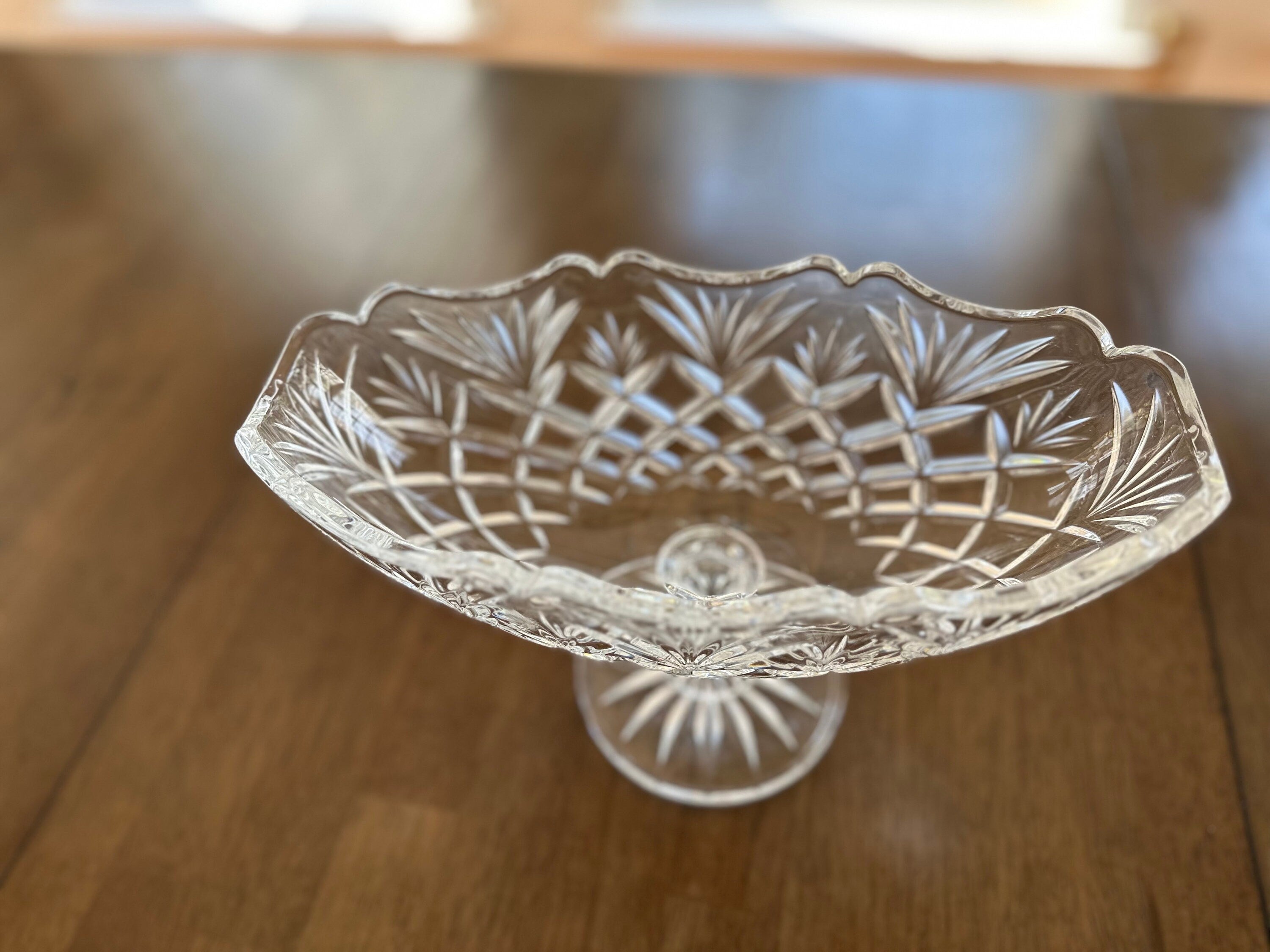 Waterford Irish Treasures Footed Oval Bowl Signed by Master Artist