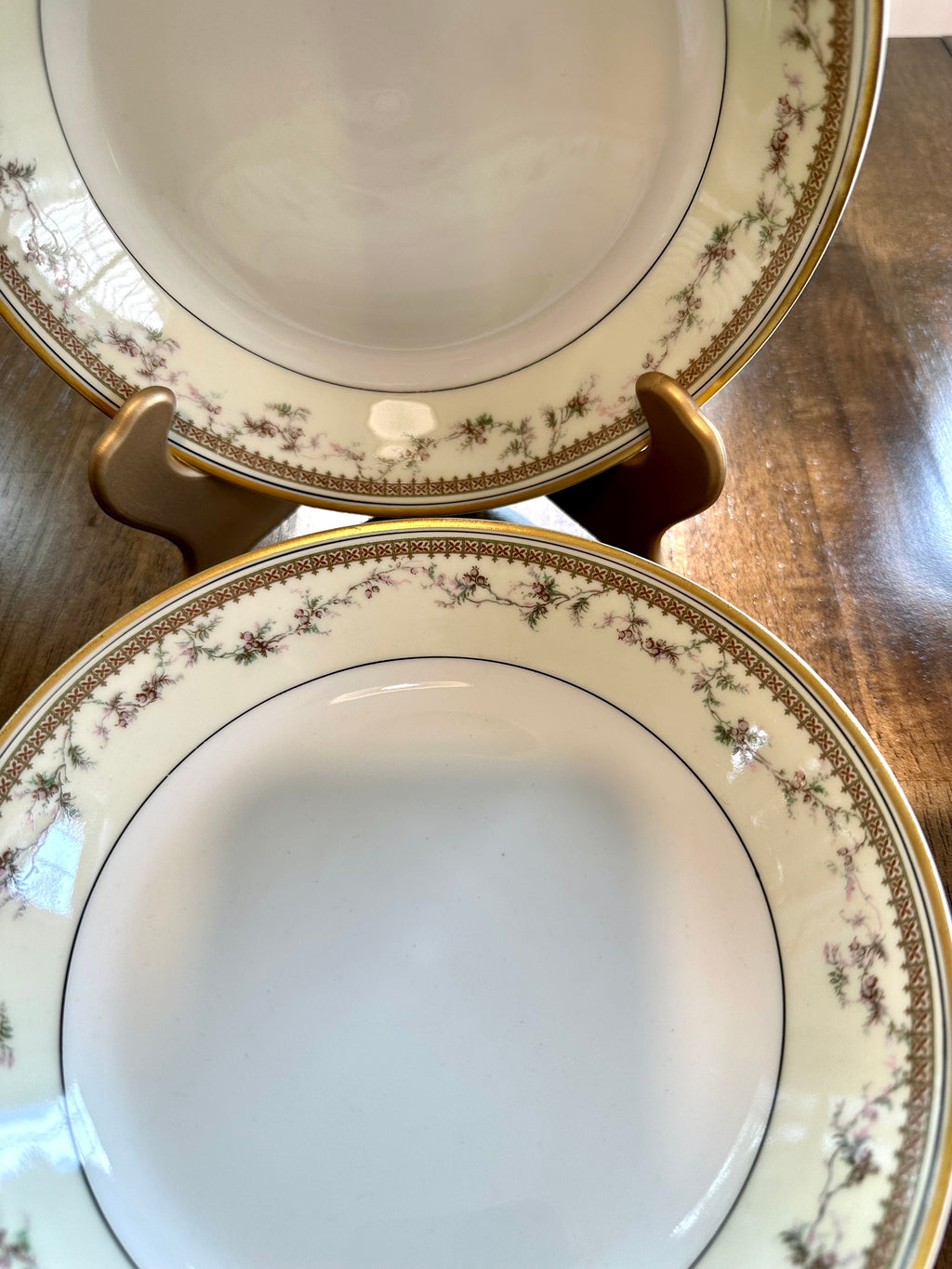 4 Haviland Limoges Yale Soup Bowls