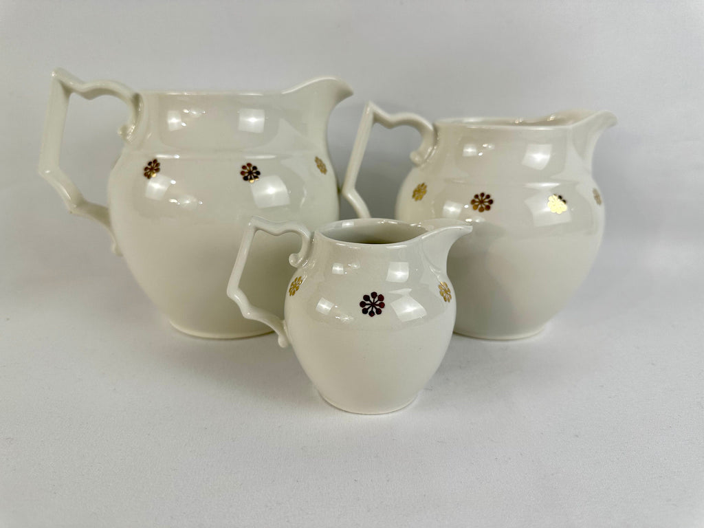 3 Hall Pottery Pitchers