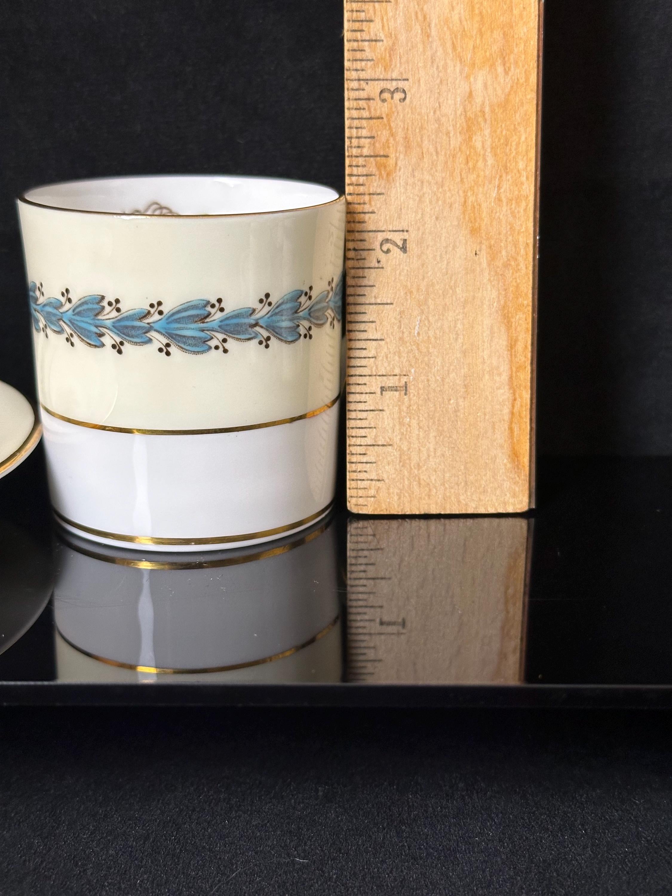 11 Wedgwood Appledore Demitasse Cups and Saucers