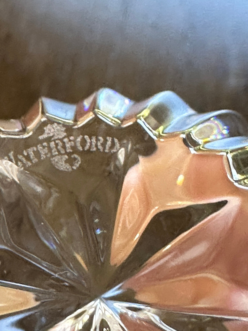 Waterford Crystal Apple Paperweight