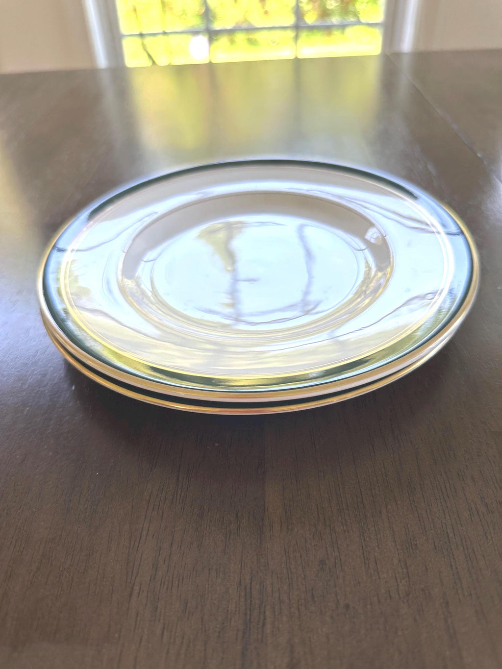 2 Royal Worcester Howard Leather Green Salad Plates