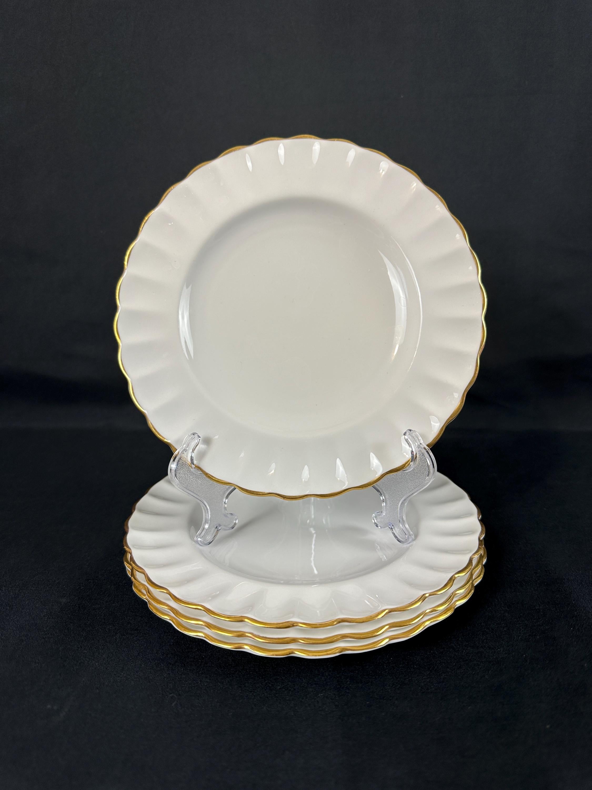 4 Copeland Spode Midas Dessert Plates