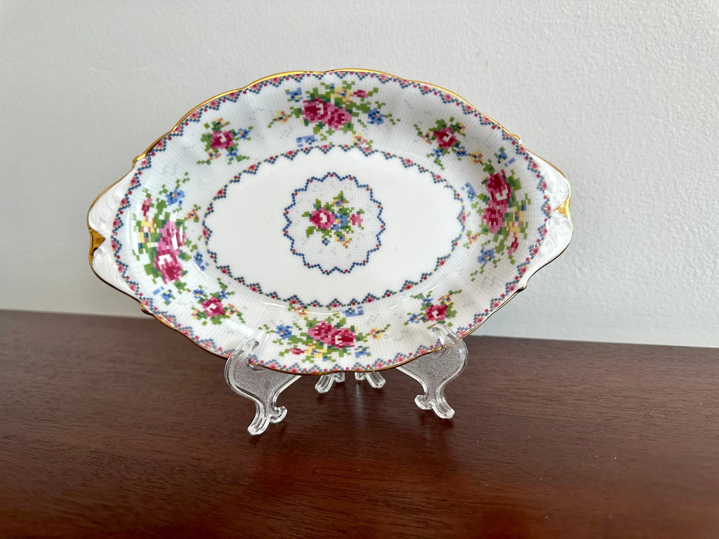 Royal Albert Petite Point Relish Dish
