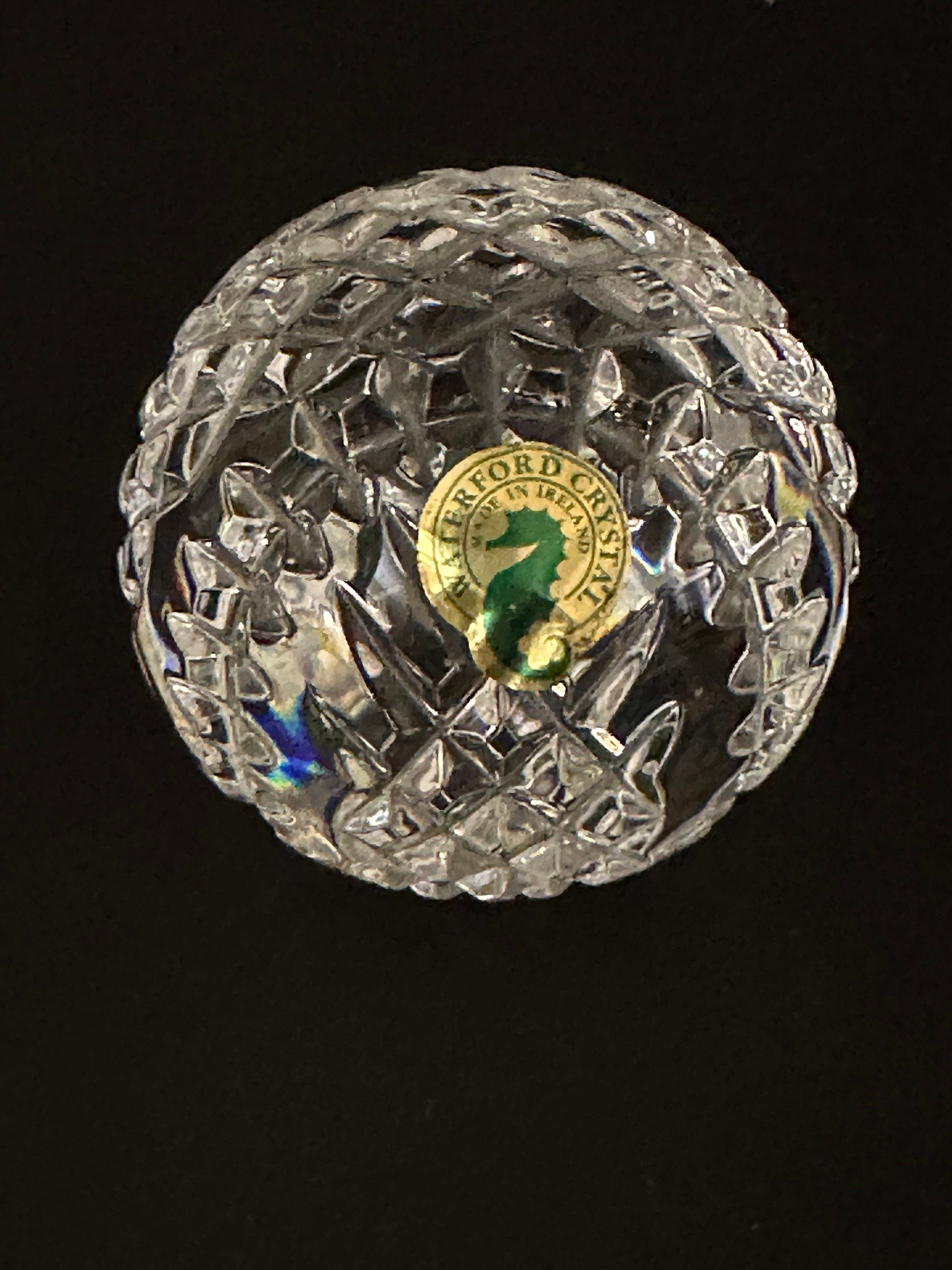 Waterford Crystal Washington Nationals Baseball Paperweight 2005