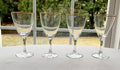 4 Lenox Mansfield Crystal Water Glasses