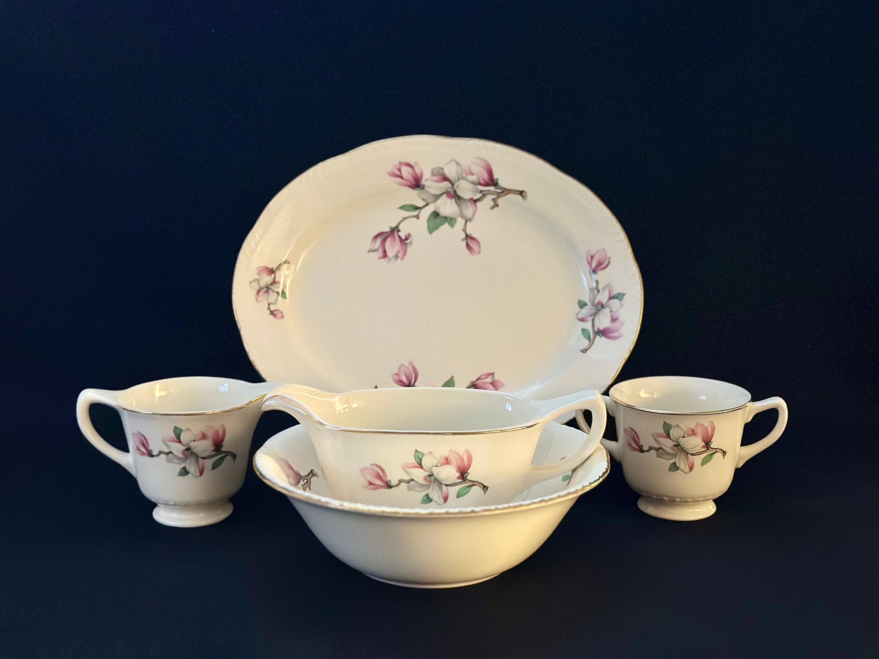 Homer Laughlin Liberty Dogwood Hostess Set