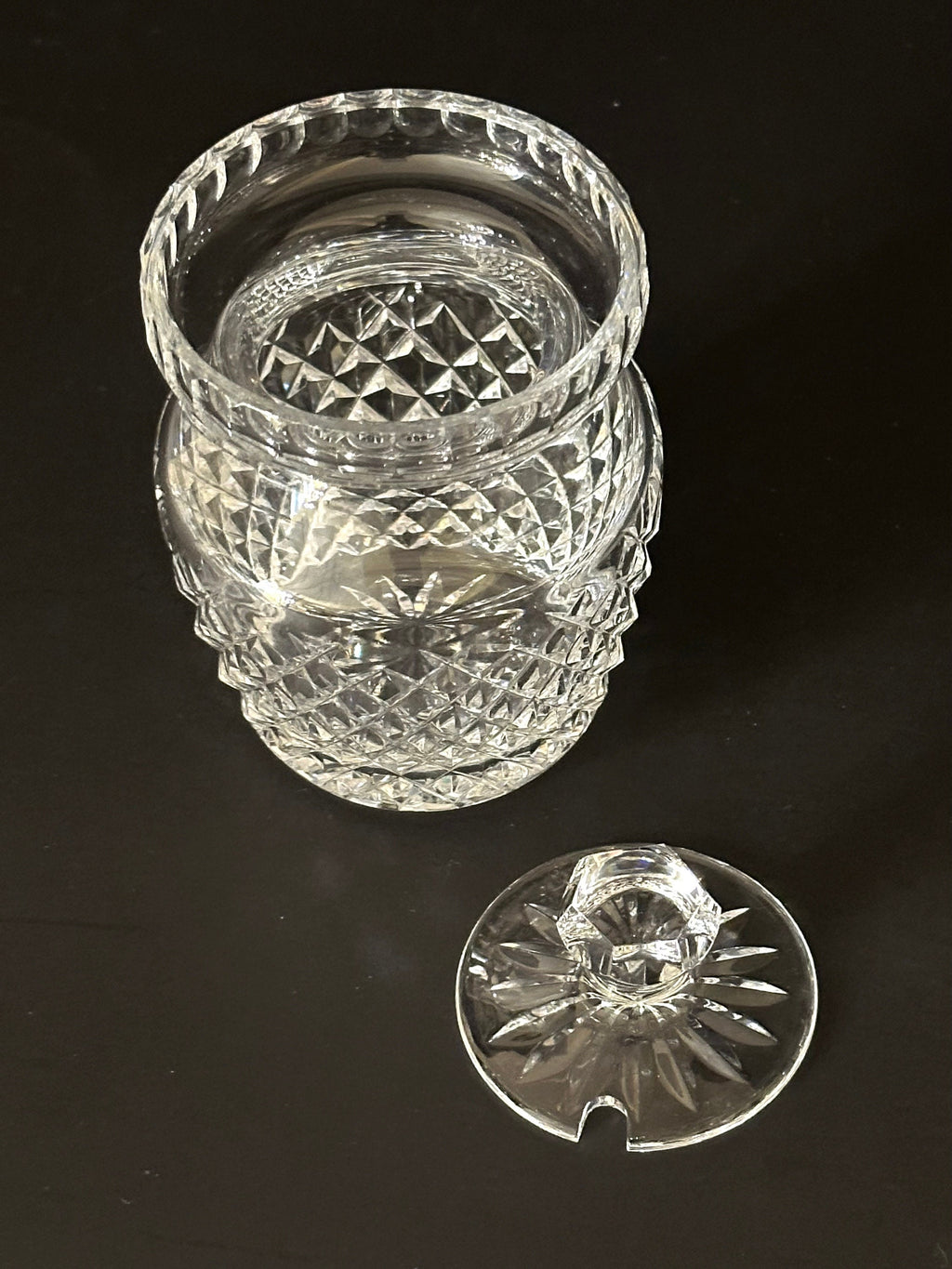 Waterford Crystal Jam / Jelly Jar in “Alana”  Pattern