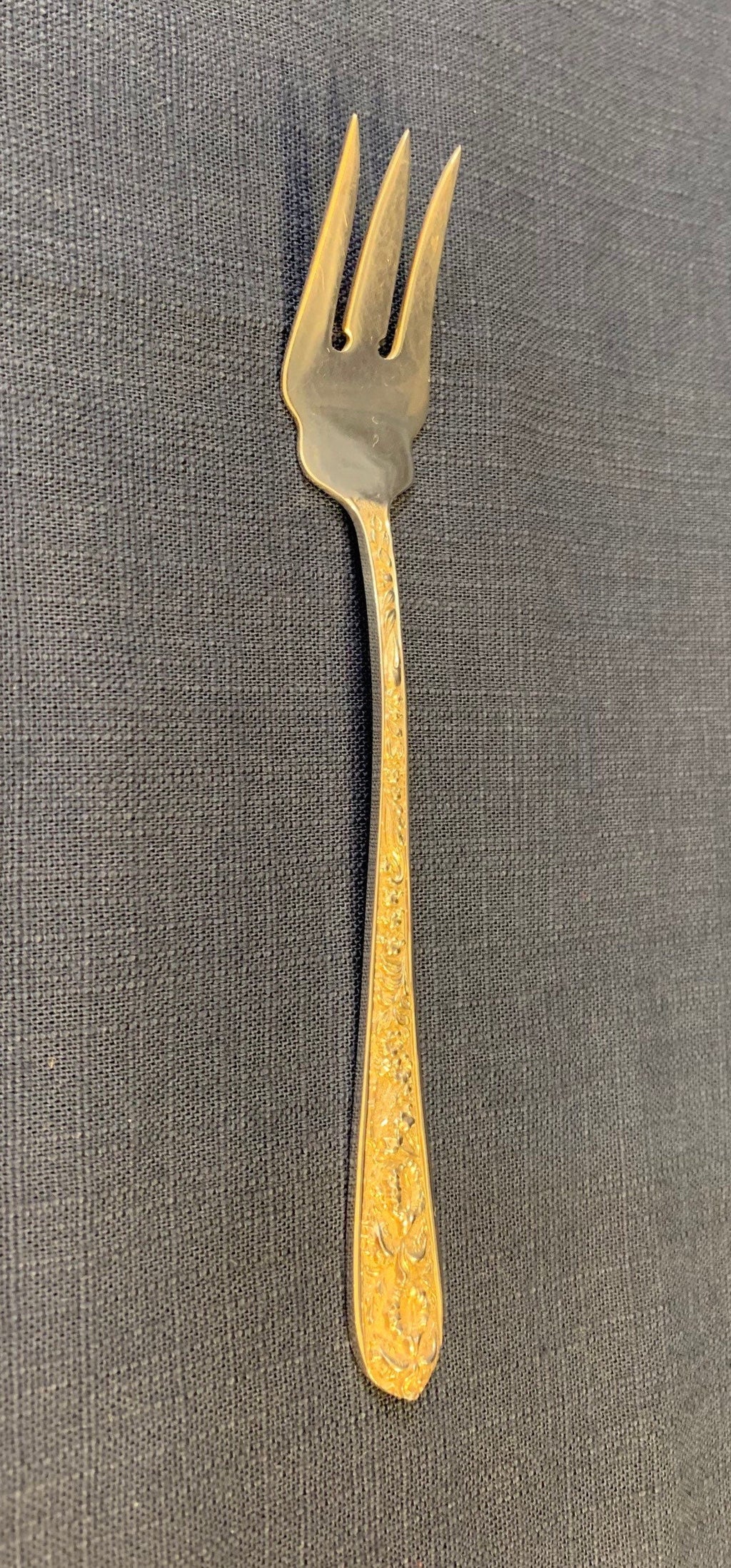 Stieff Corsage Sterling Silver Pickle Olive Fork