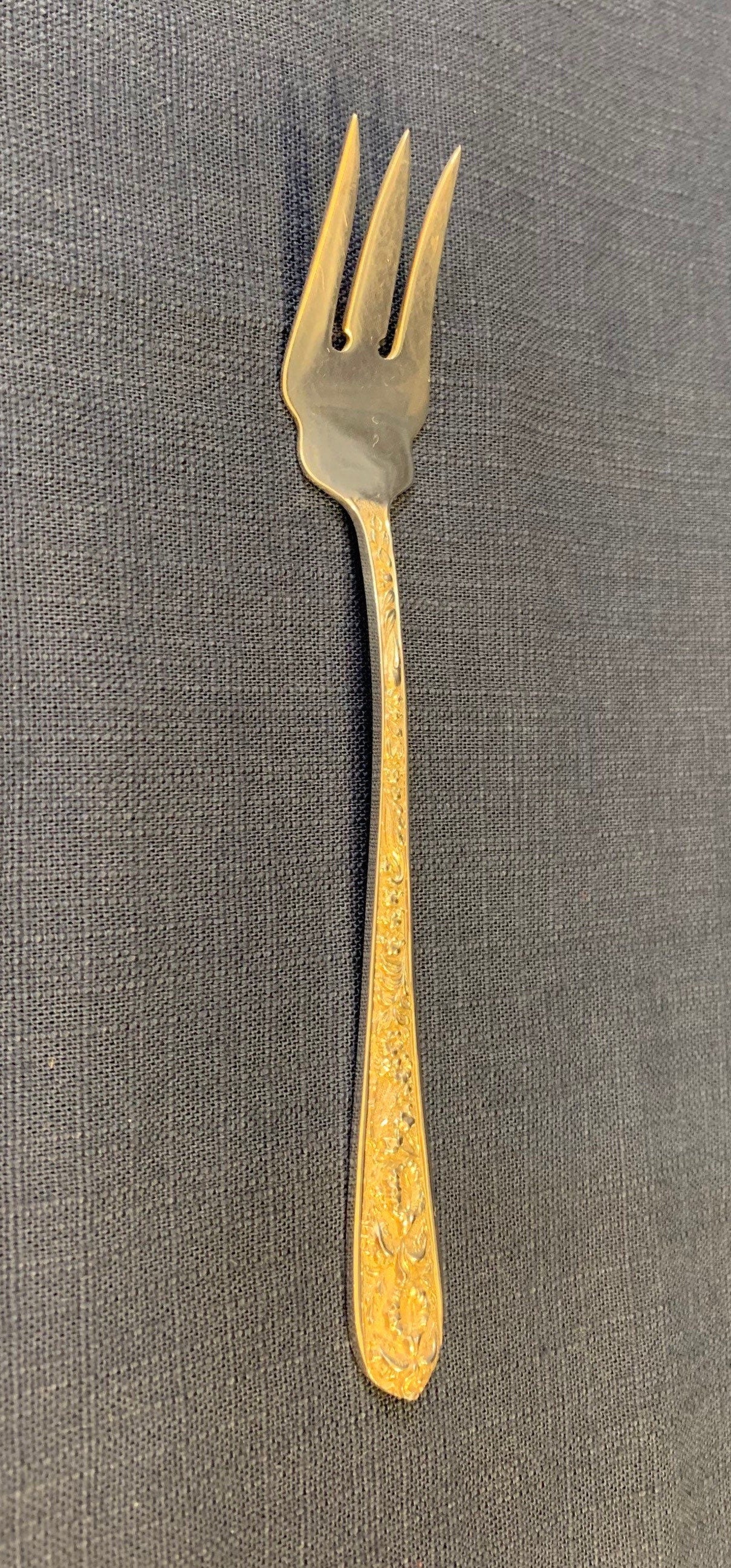 Stieff Corsage Sterling Silver Pickle Olive Fork