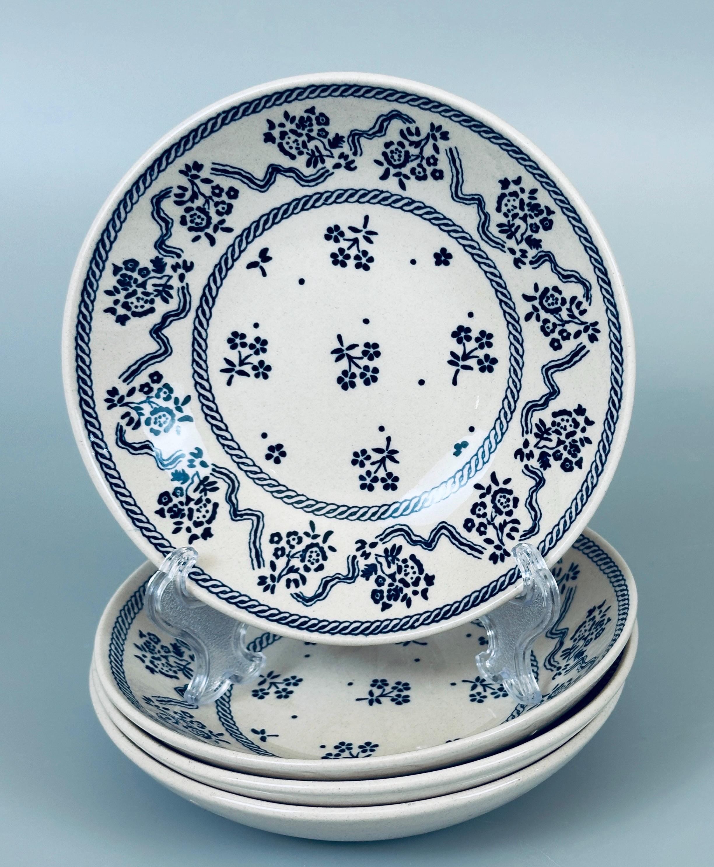4 Johnson Brothers Petite Fleur Fruit Dessert Bowls by Laura Ashley