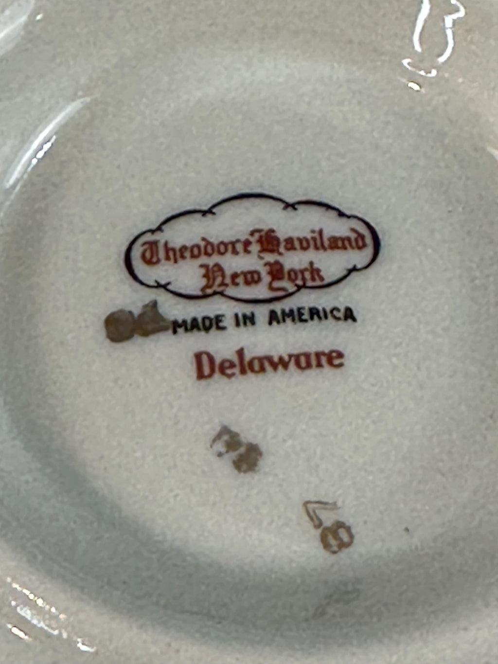 Haviland Delaware Sugar Bowl