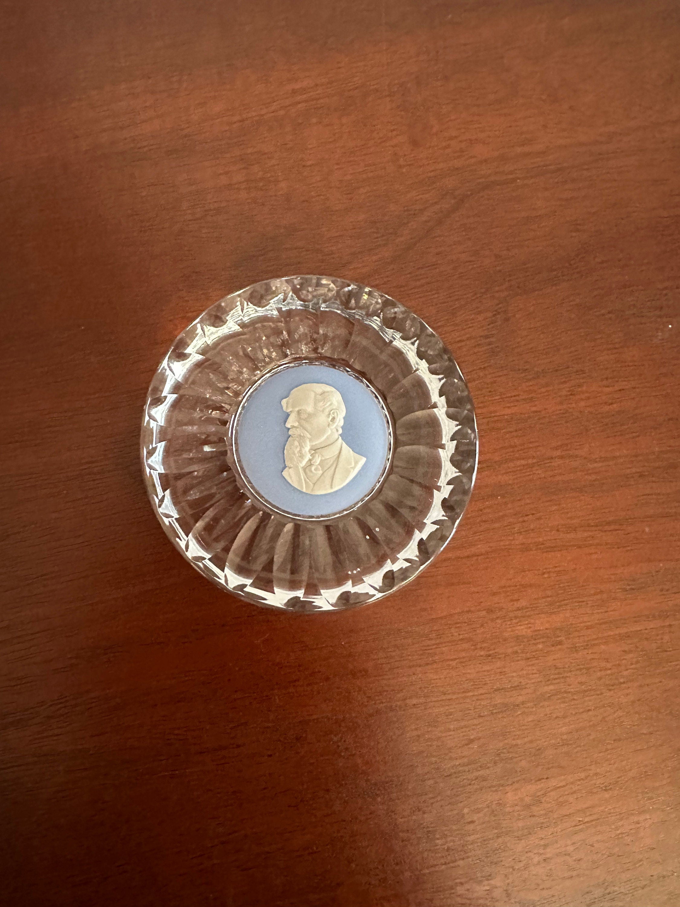 Wedgwood Charles Dickens Crystal Paperweight