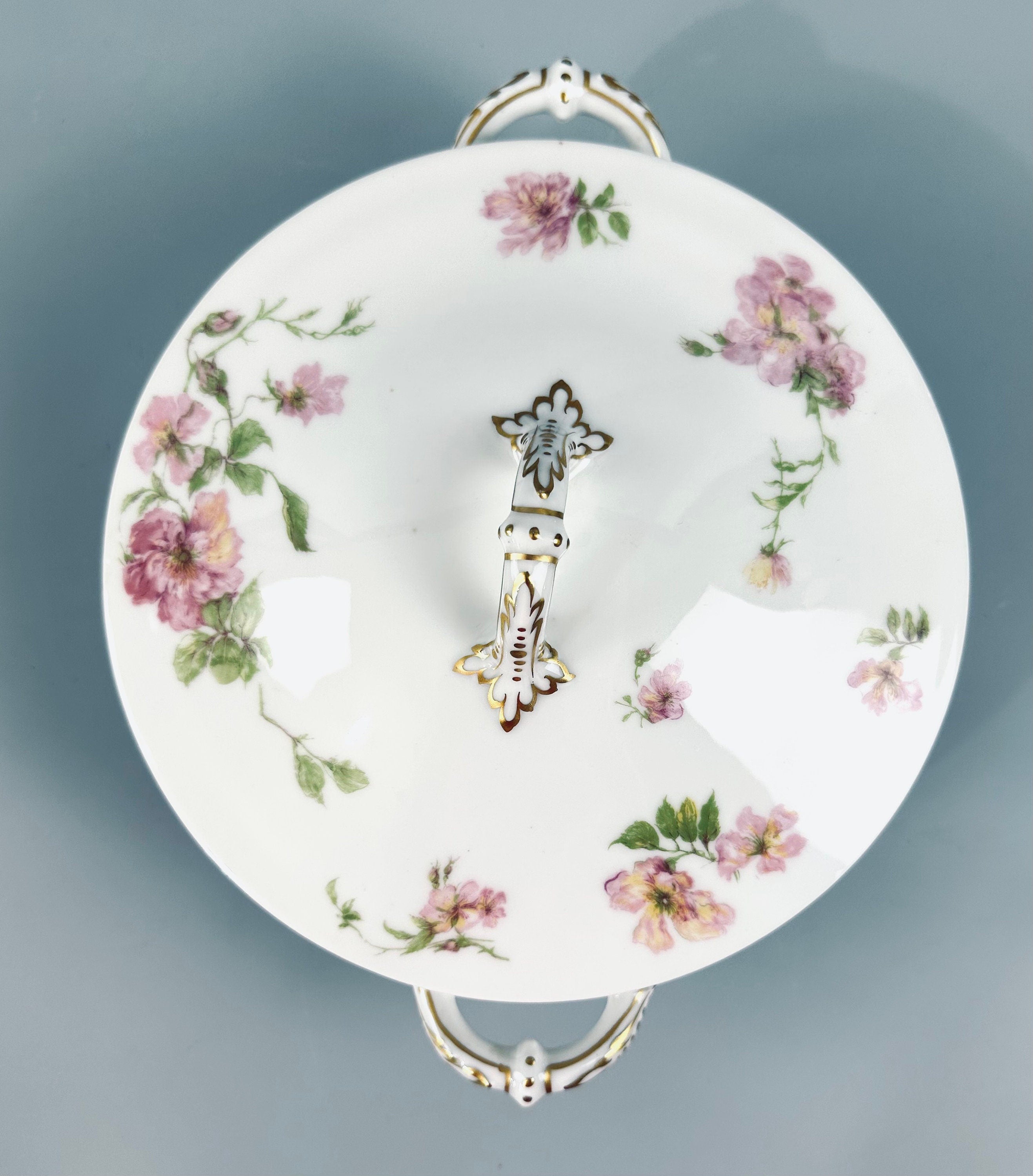 Haviland Limoges Covered Vegetable Bowl