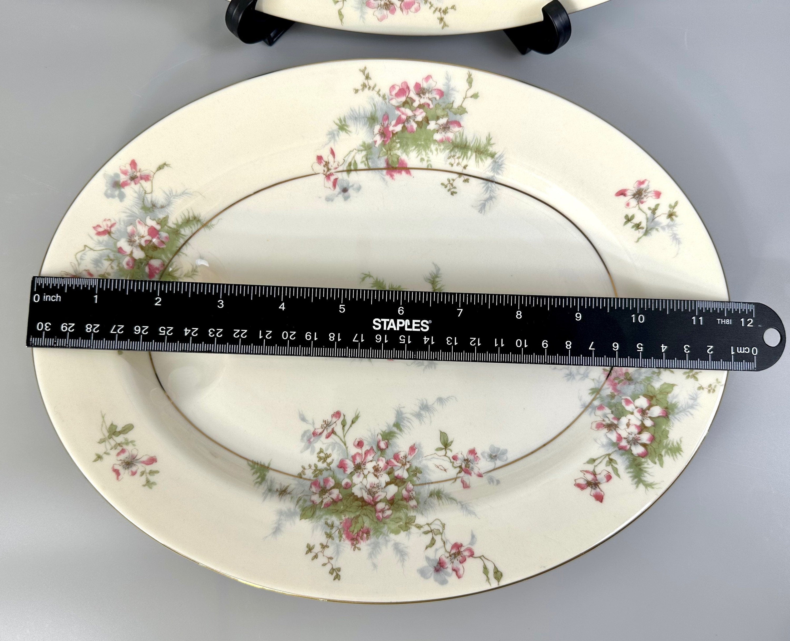 2 Haviland Apple Blossom Serving Platters