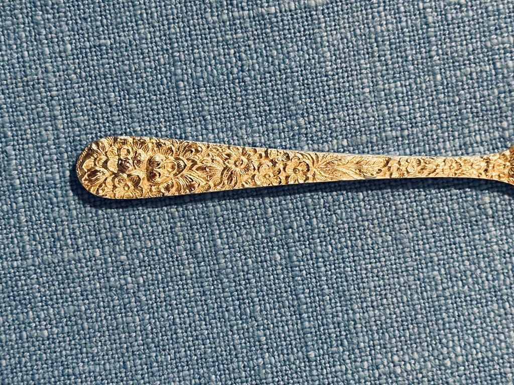 Stieff Rose Sterling Butter Spreader Butter Knife